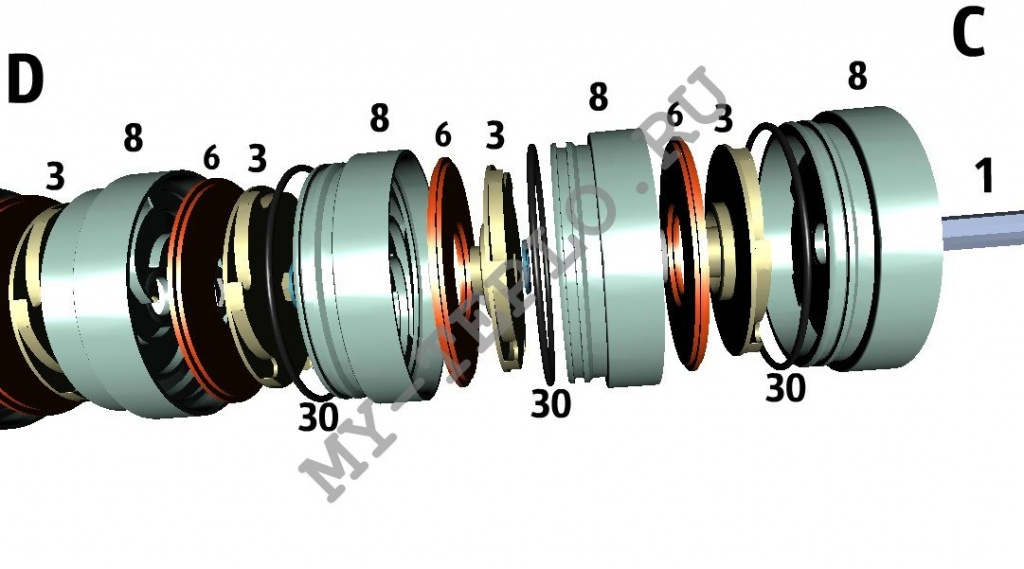 запчасти Джилекс Водомет 55/75