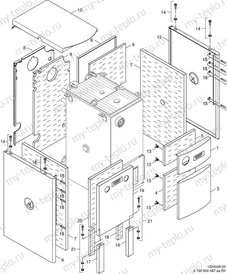 Запчасти Buderus Logano S111-32 WT купить в Новокузнецке