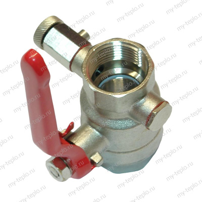 Джилекс кран шаровой 1" ММ с клапаном (М249)
